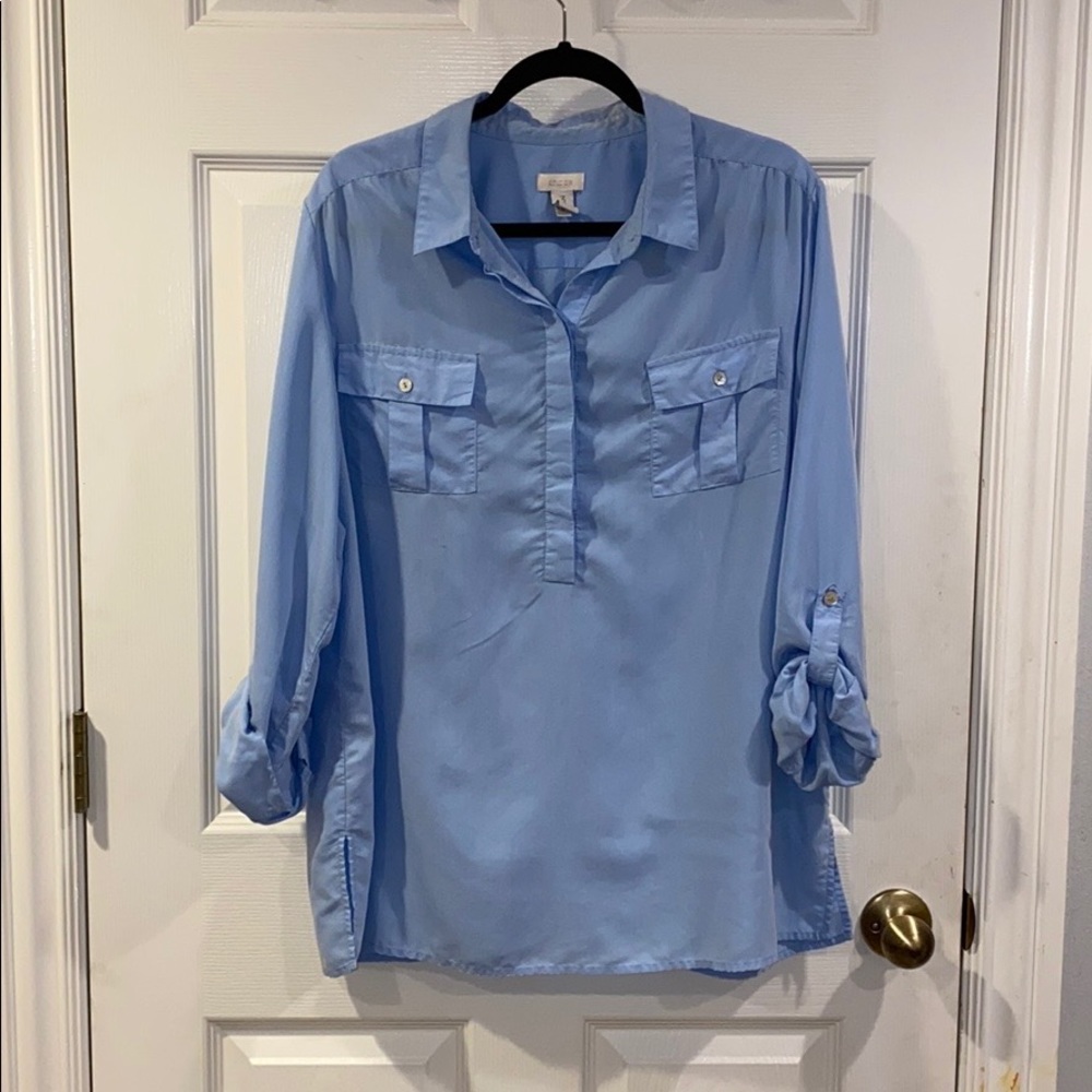 Chico’s Button Front Shirt - Size 3